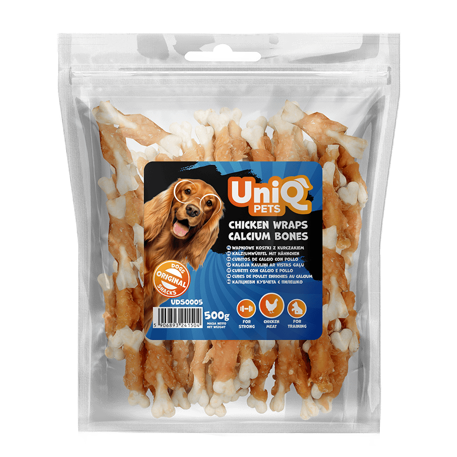 UNIQ PETS grickalice za pse, 500g, mini komadi lososa Volcano