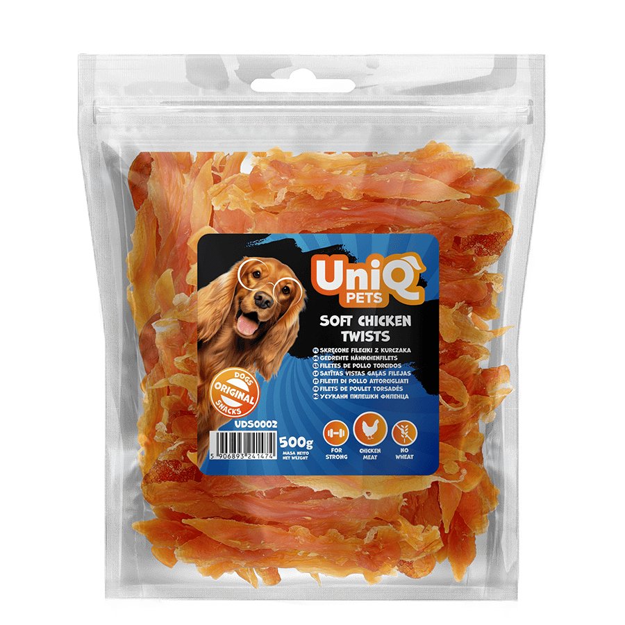 UNIQ PETS grickalice za pse, 500g, sušeno meso od patke Volcano