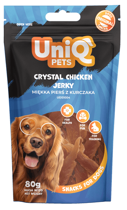 UNIQ PETS grickalice za pse, 80g, sušeno pileće meso Volcano