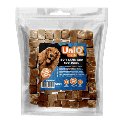 UNIQ PETS grickalice za pse, 500g, mekane kosti od jagnjećeg mesa Volcano