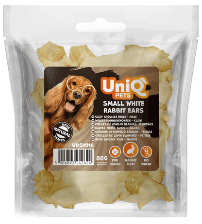 UNIQ PETS grickalice za pse, 80g, male bele zečije uši Volcano