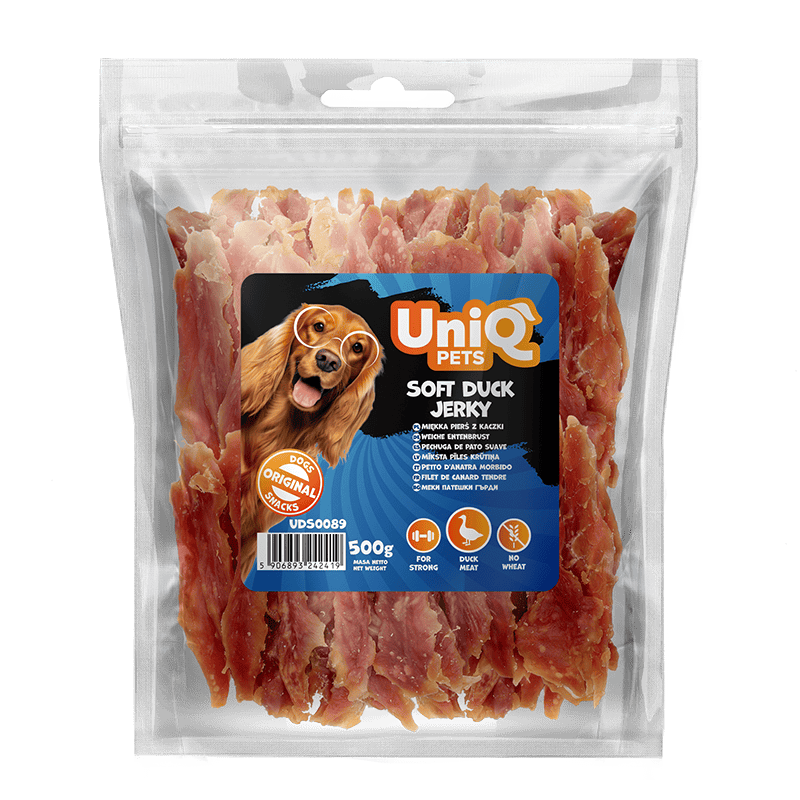 UNIQ PETS grickalice za pse, 500g, mekani čvorovi od patke Volcano